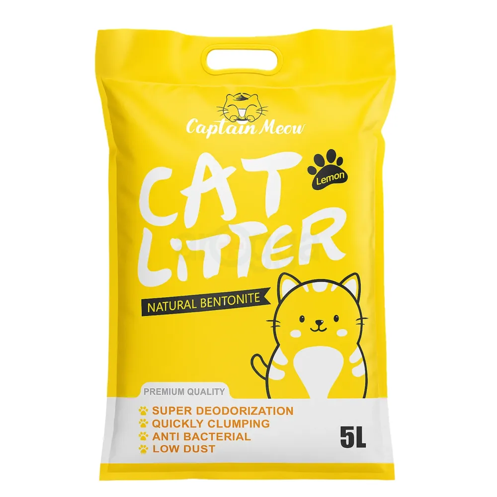 Captain Meow Cat Litter (Lemon) 5L  