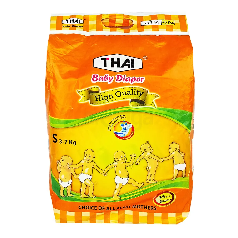 Thai Belt System Baby Diapers (S Size) (3-7kg) (45pcs)  