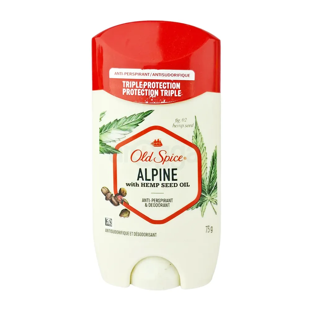 Old Spice Alpine with Hemp Seed Oil Antiperspirant Deodorant - 73g  