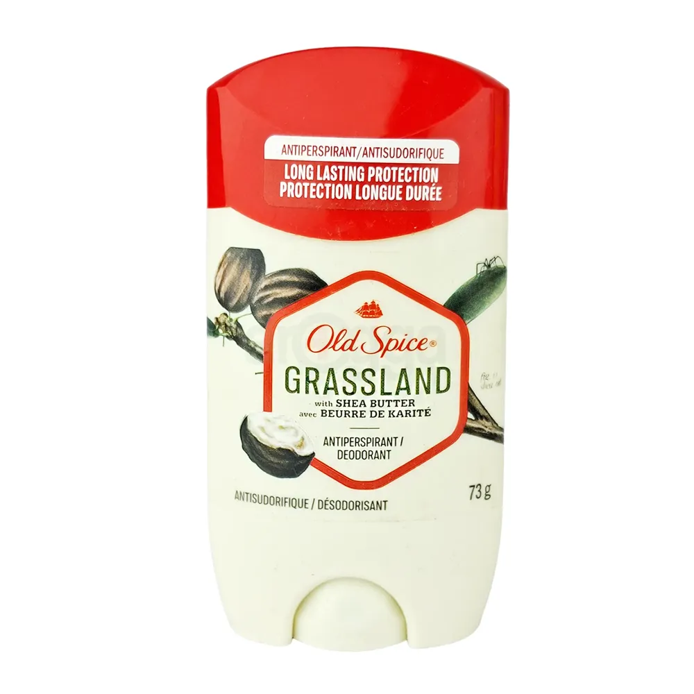 Old Spice Men's Antiperspirant & Deodorant Grassland with Shea Butter 73gm  