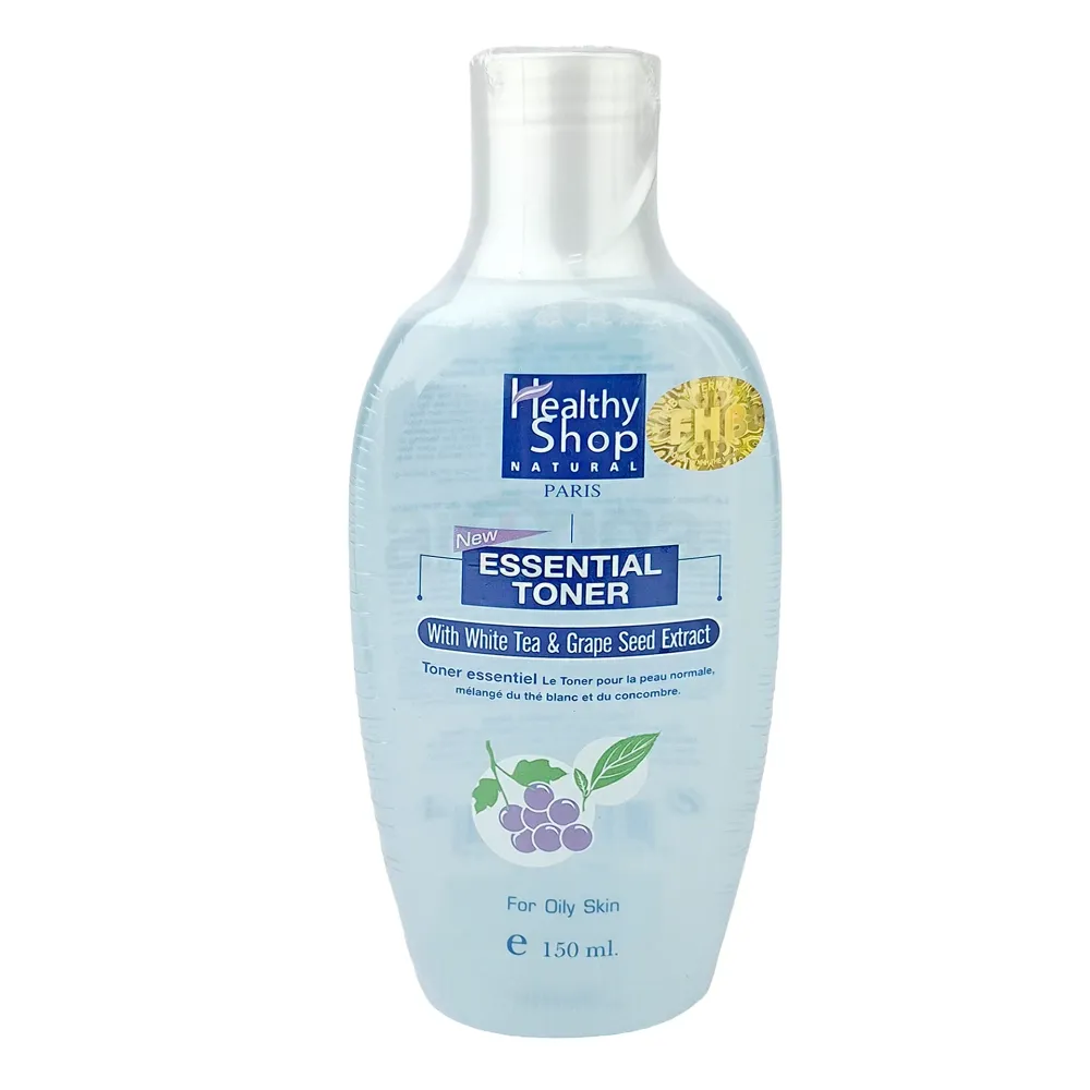 Healthy Shop Essential Toner with White Tea & Grape Seed Extract for Oily Skin – 150ml (HP-113-B)  