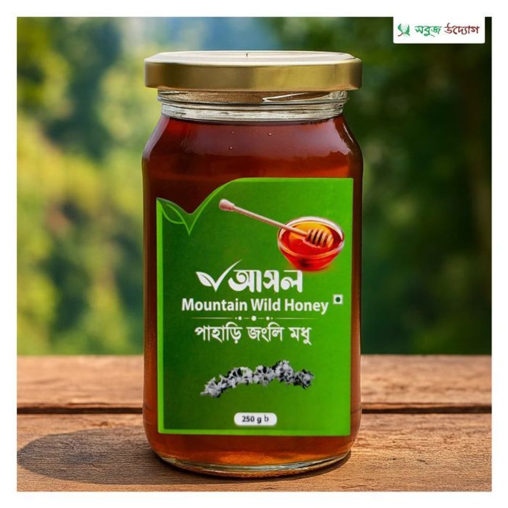 Ashol Mountain Wild Honey (পাহাড়ি জংলি মধু) 250g  