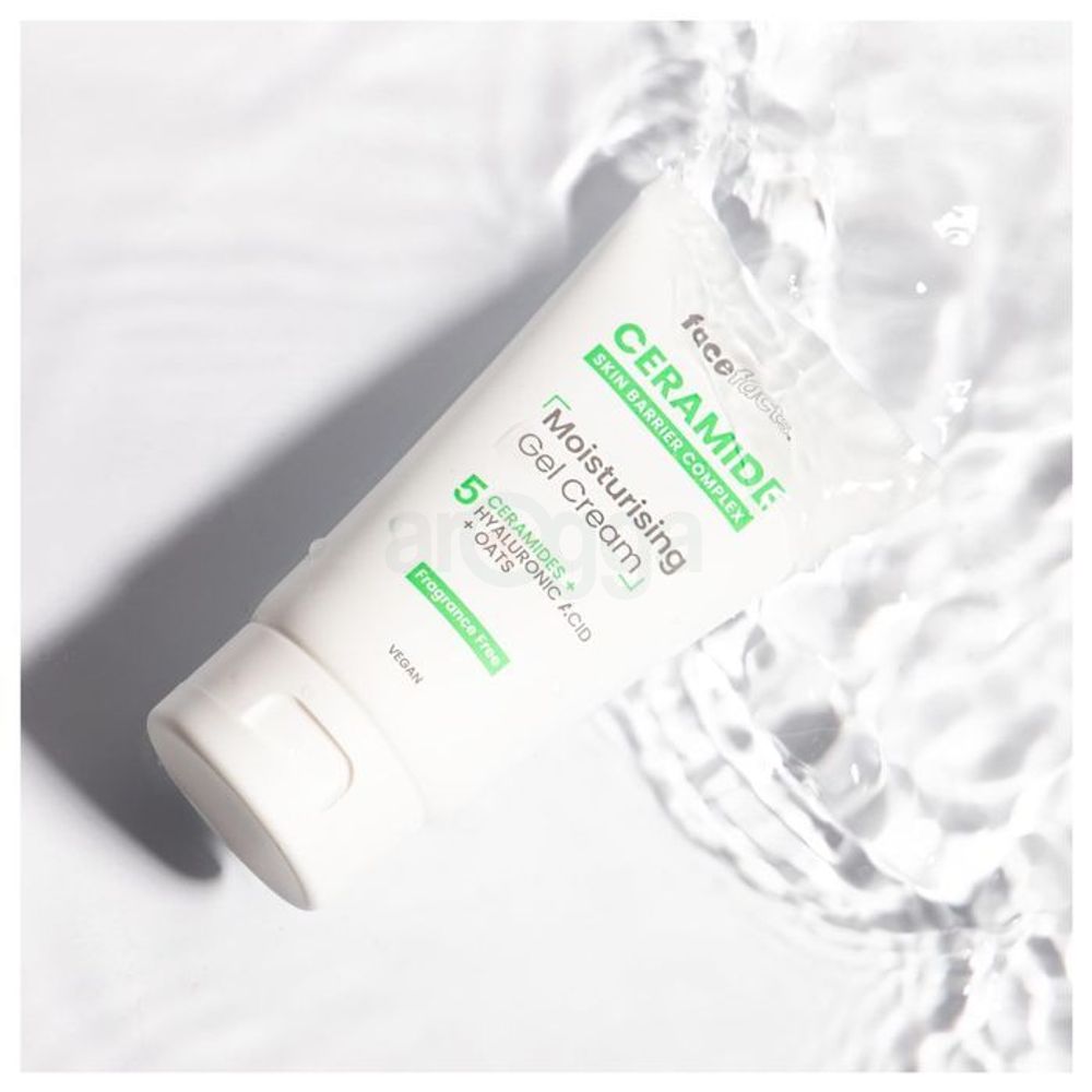 FaceFacts Ceramide Skin Barrier Complex Soothe & Protect Gift Set (Sheet Mask, Gel Cream, Eye Cream & Serum Cream)  