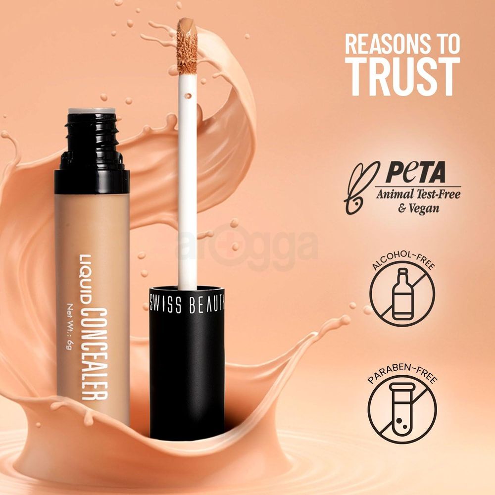 Swiss Beauty Perfect Liquid Concealer 06 - Clair Moyen  