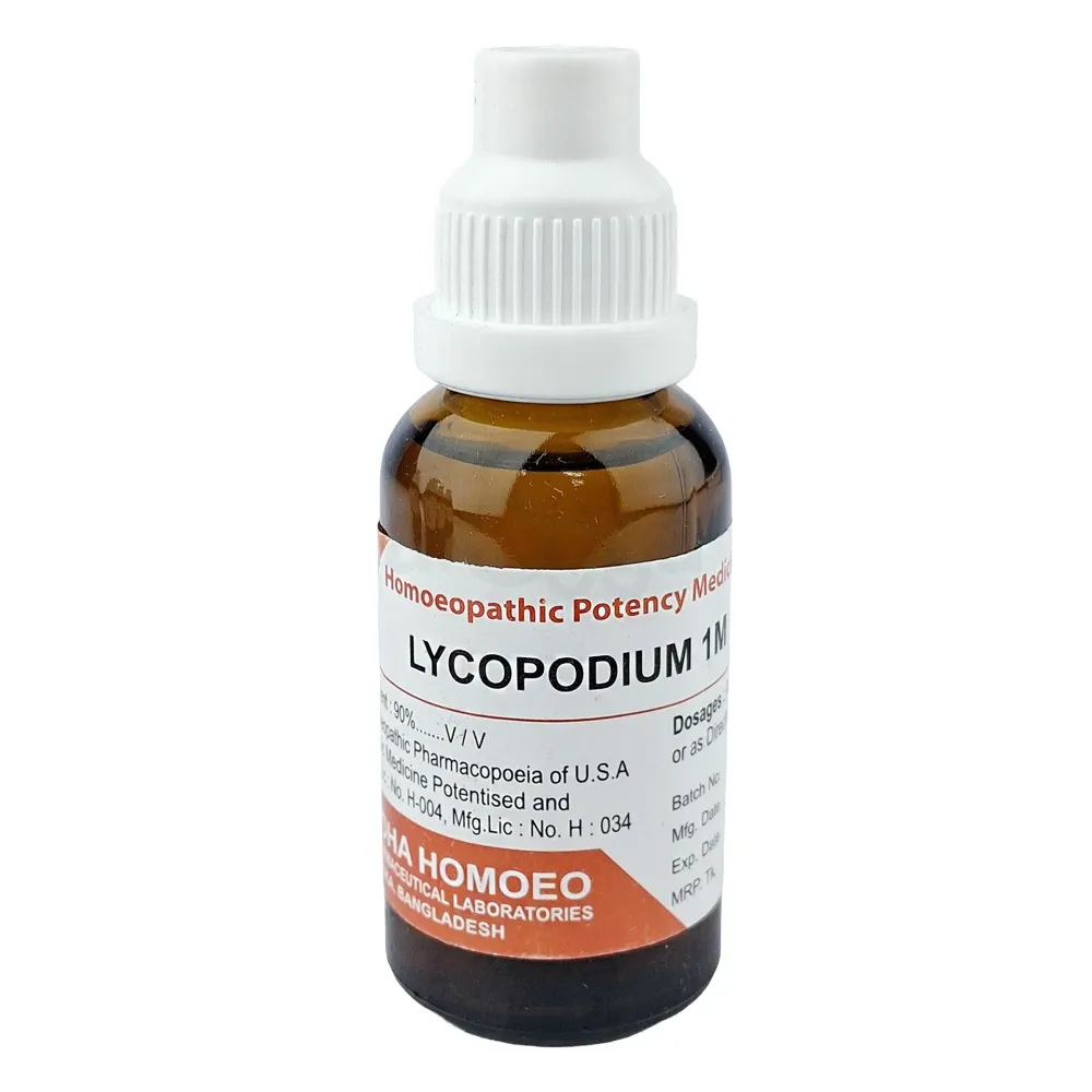 Lycopodium 1M 30ml (Zoha Homeo)  