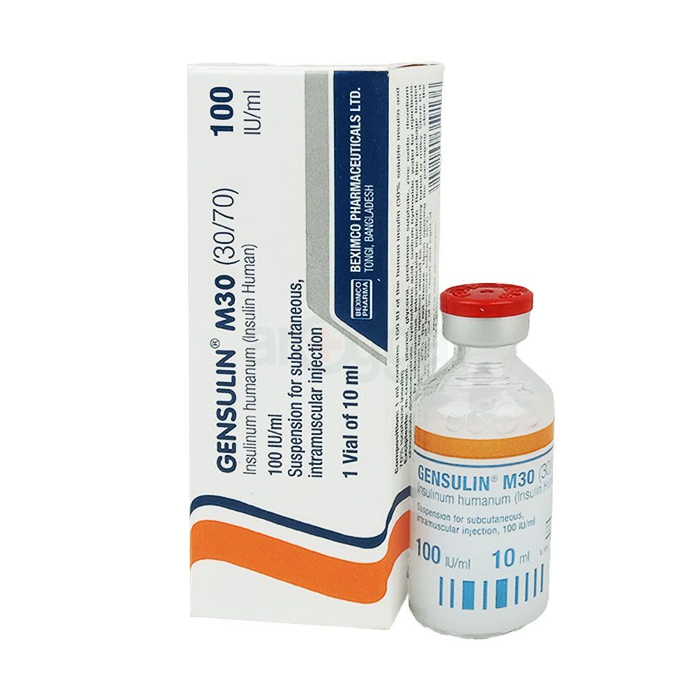 Gensulin M30 Vial 100IU/ml Injection