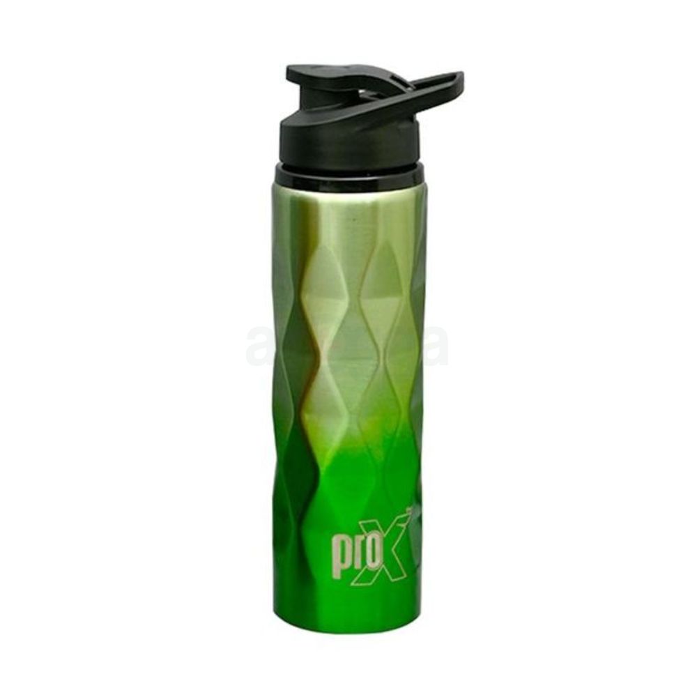 ProX Diamond Cut Stainless Steel Single Layer Water Bottle with Sipper Cap WB-1688 - Green 750ml  