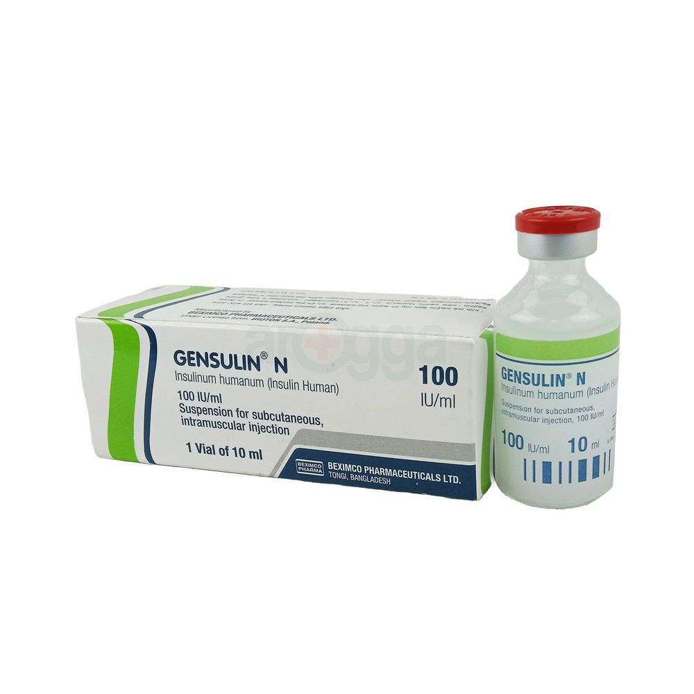 Gensulin N Vial 100IU/ml Injection