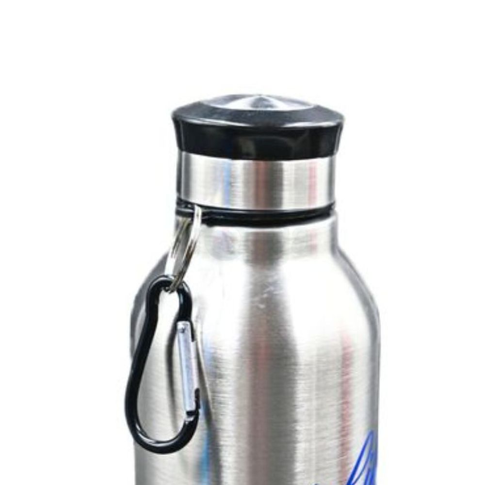 Proclean Stainless Steel Vacuum Insulated Single Layer Non Thermal Printed Water Bottle WB-2197 - Silver 750ml  