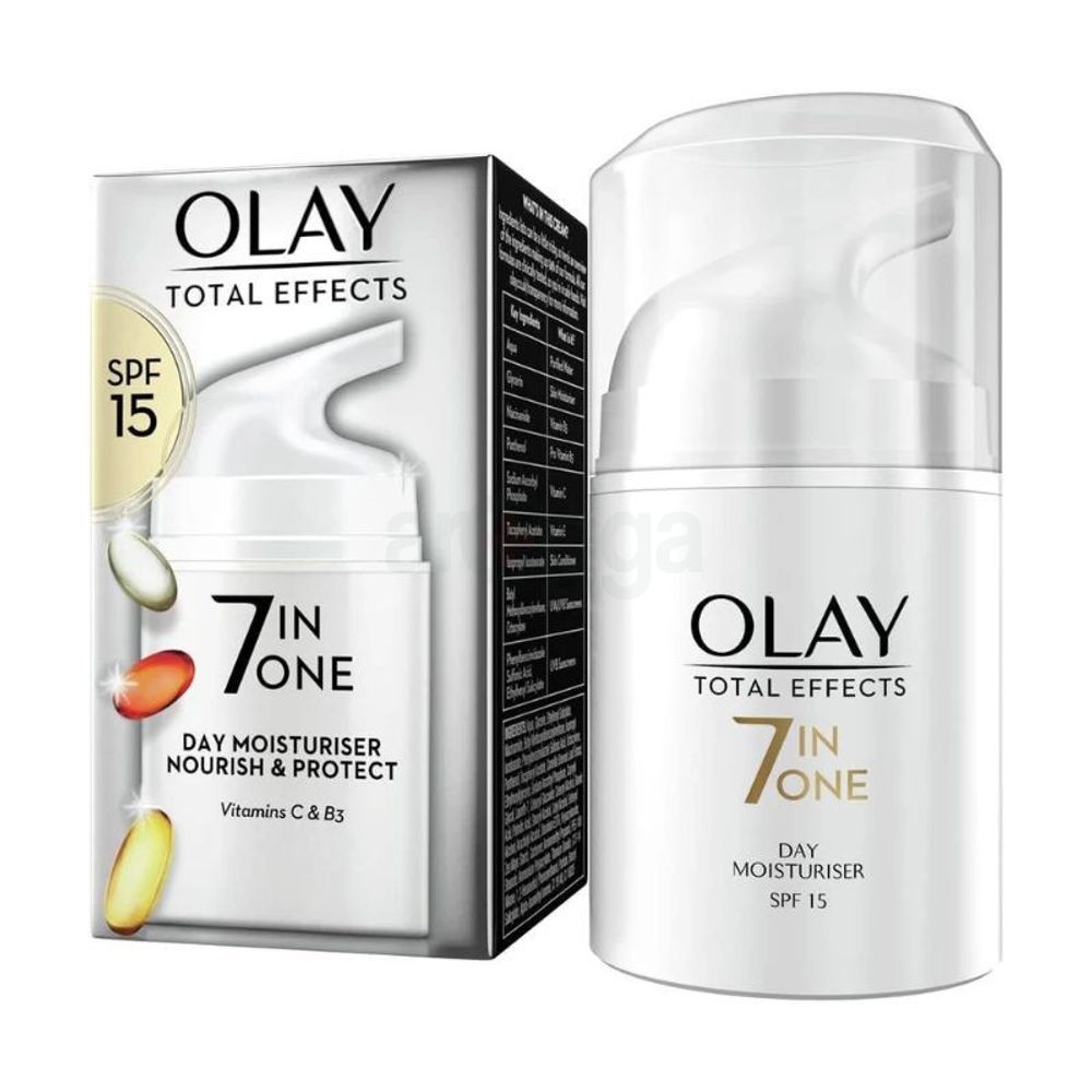 Olay Total Effects 7 in 1 Day Moisturiser with Vitamin C & B3 SPF 15 37ml  
