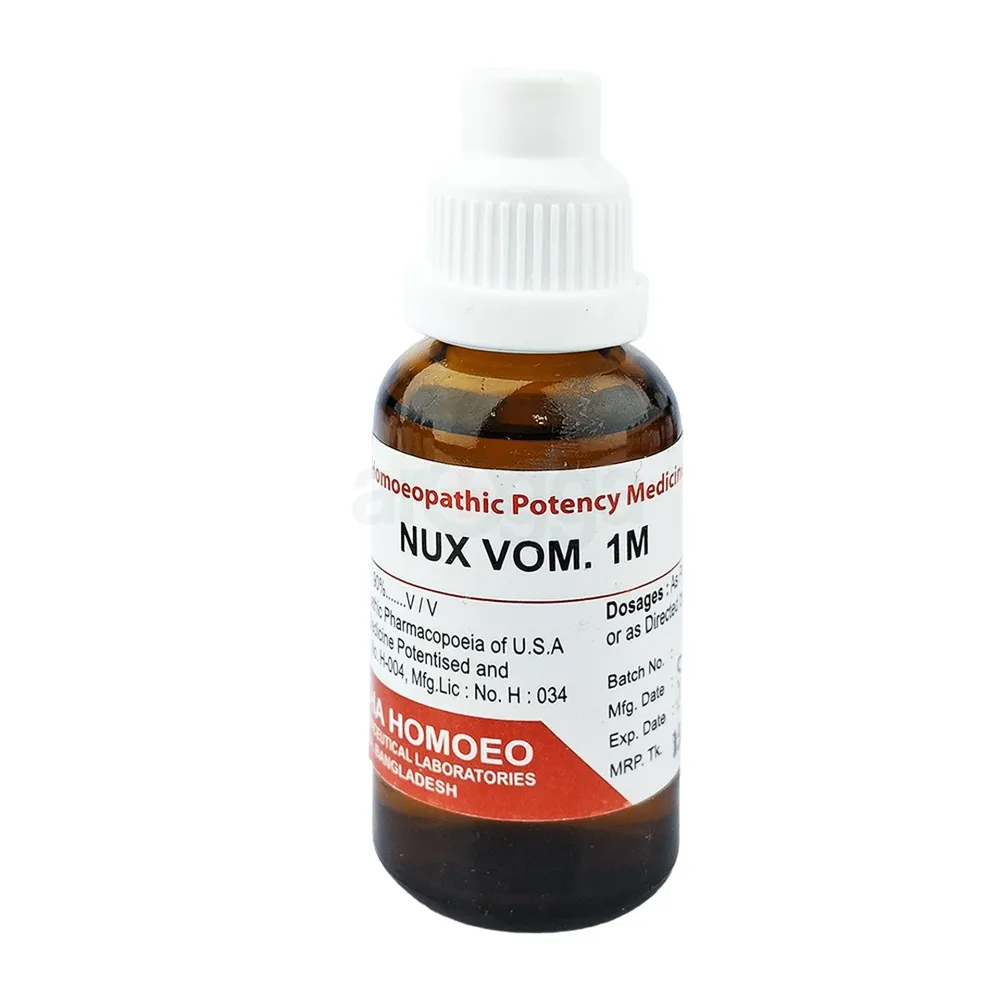 Nux Vom. 1M 30ml(Zoha Homoeo)  