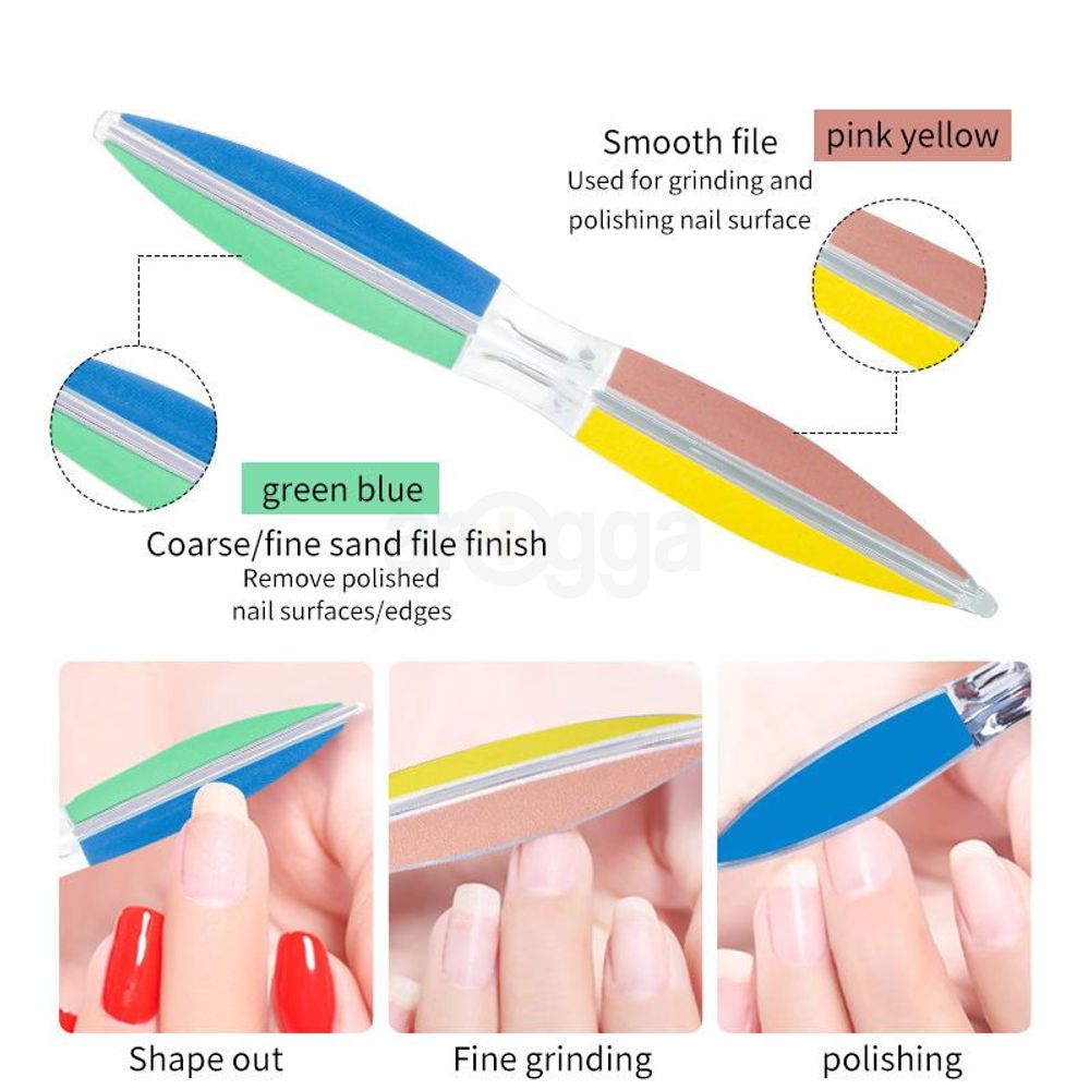 LMLTOP Nail Art Polishing Buffer & Files  
