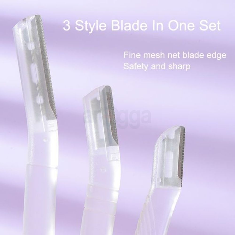 LMLTOP Eyebrow and Facial Razor - 3 Pcs  