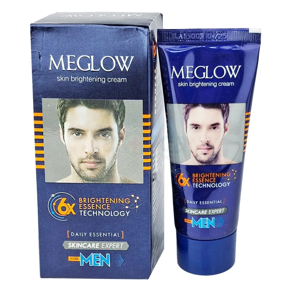 Leeford Meglow Men Brightening Cream 30gm with Brightenis Essence Technology by Skincare Experts  