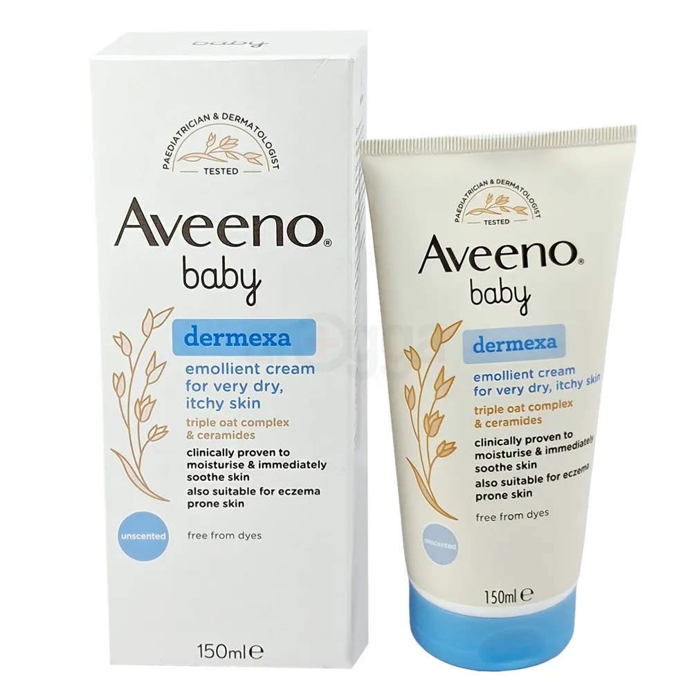 Aveeno Baby Dermexa Daily Emollient Cream for Very Dry & Itchy skin (150ml)  