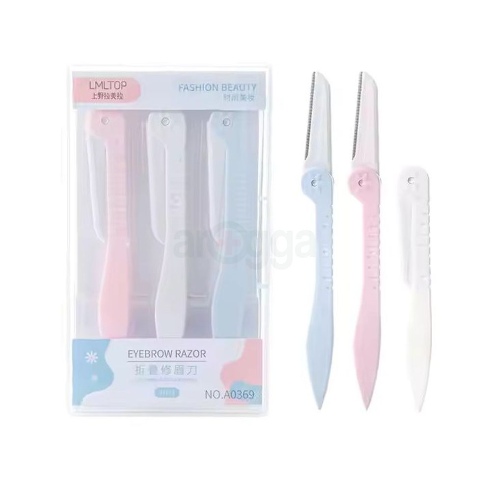 LMLTOP Folding Eyebrow Razor 3pcs  