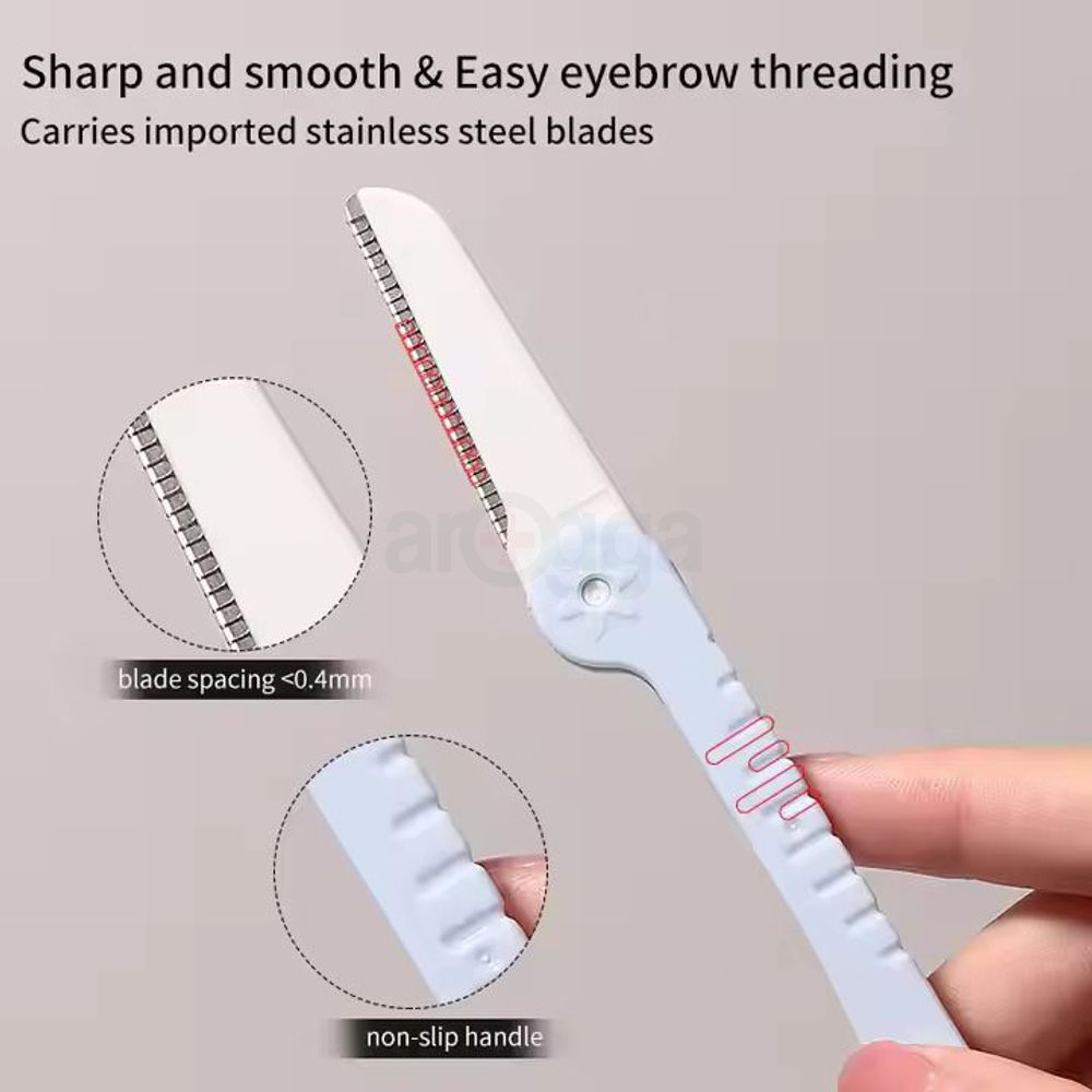 LMLTOP Folding Eyebrow Razor 3pcs  