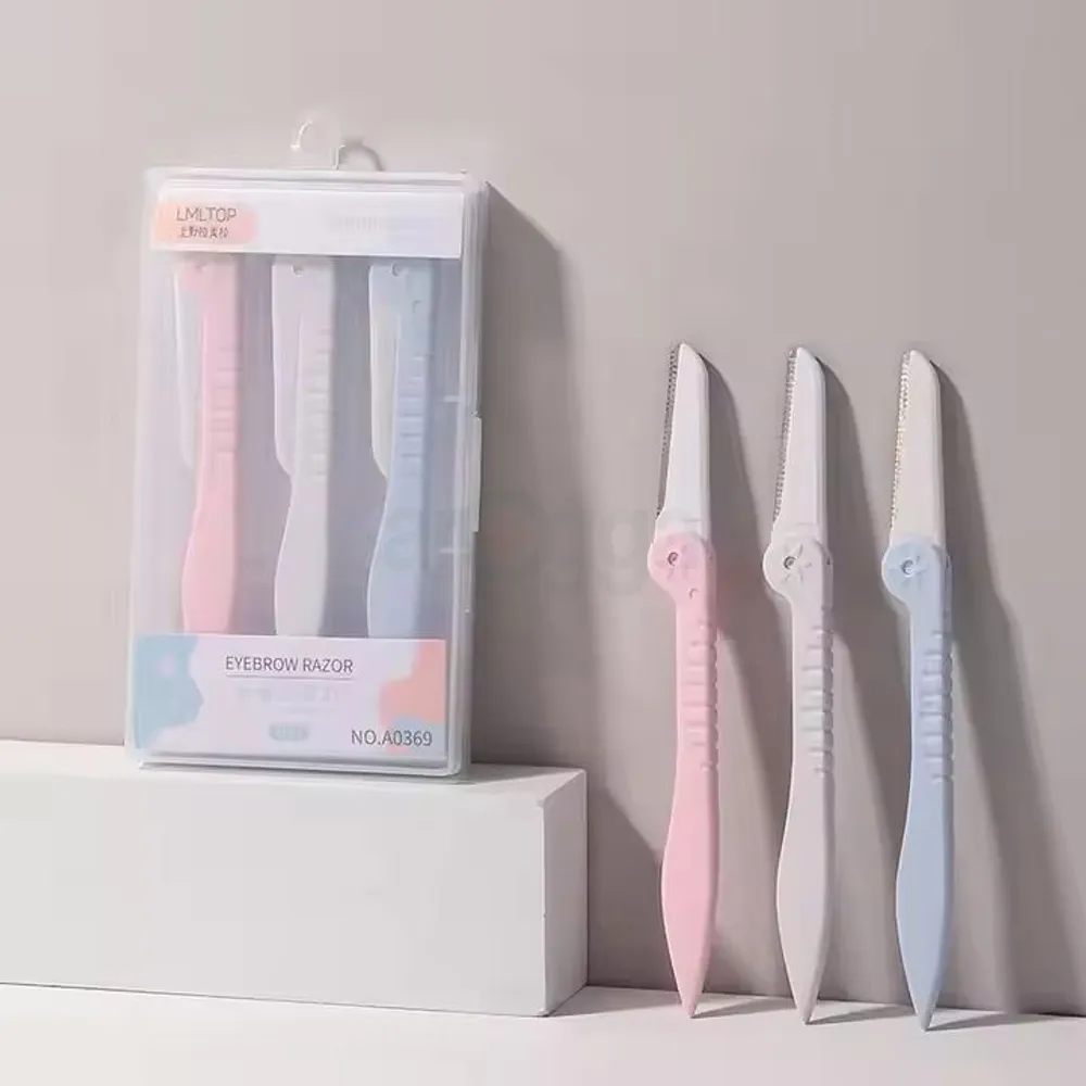LMLTOP Folding Eyebrow Razor 3pcs  