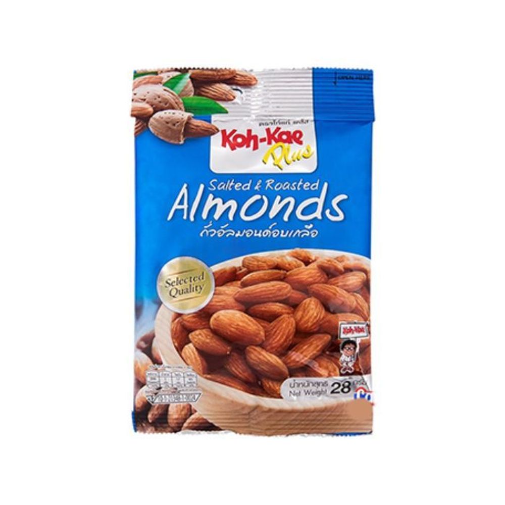 Koh-Kae Salted & Roasted Almonds - 28gm  