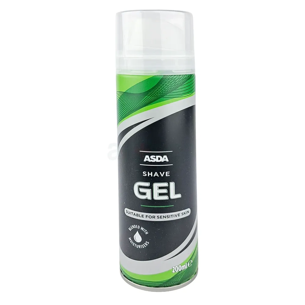 ASDA Shave Gel Suitable For Sensitive Skin 200ml  