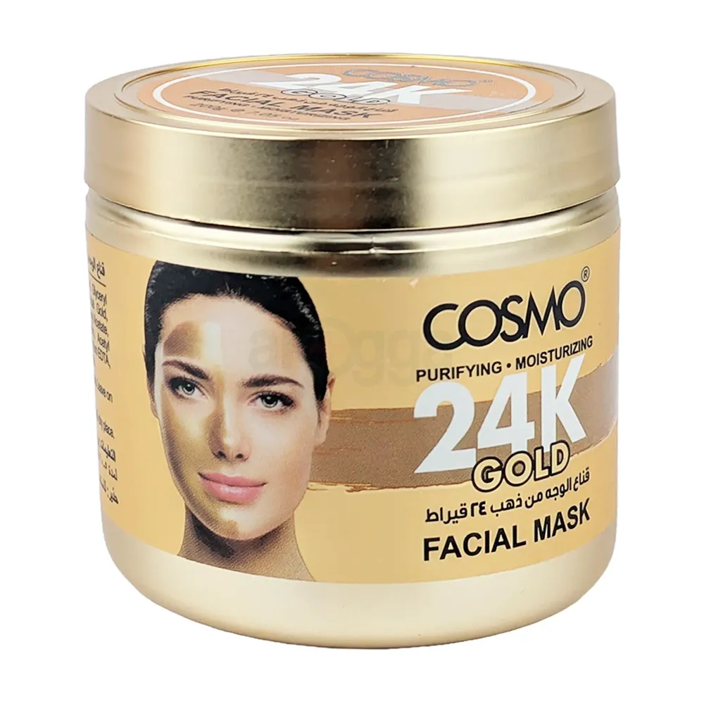 Cosmo 24K Gold Facial Mask – 200g | Purifying & Moisturizing for Men & Women  