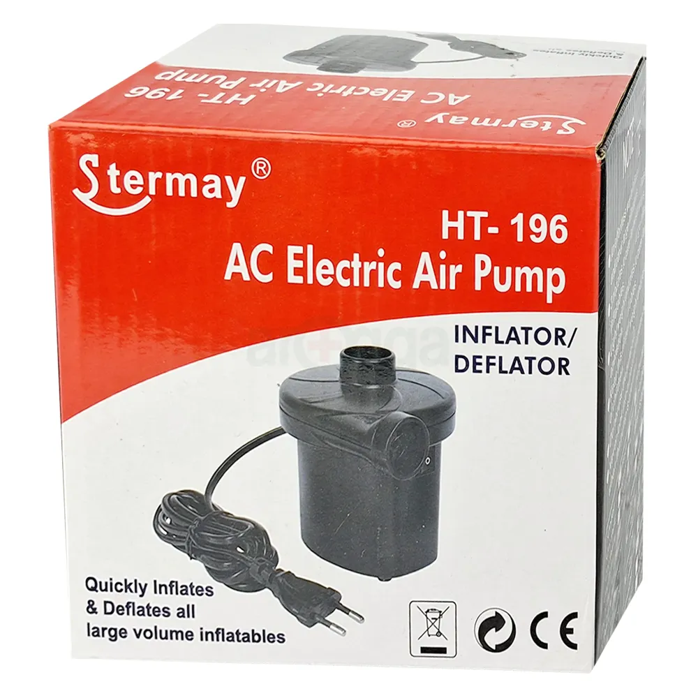 Stermay HT-196 AC Electric Air Pump Inflator Deflator  