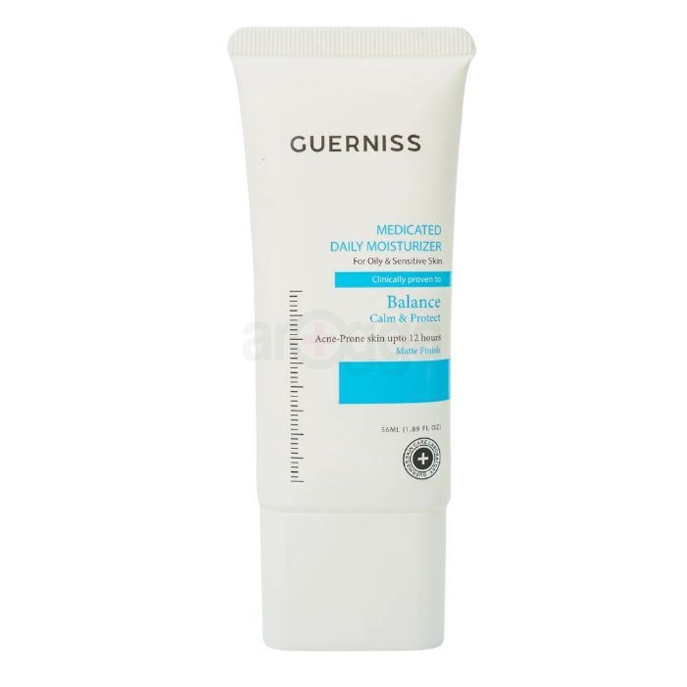 Guerniss Medicated Moisturizer for Oily, Acne Prone & Sensitive Skin 56ml  