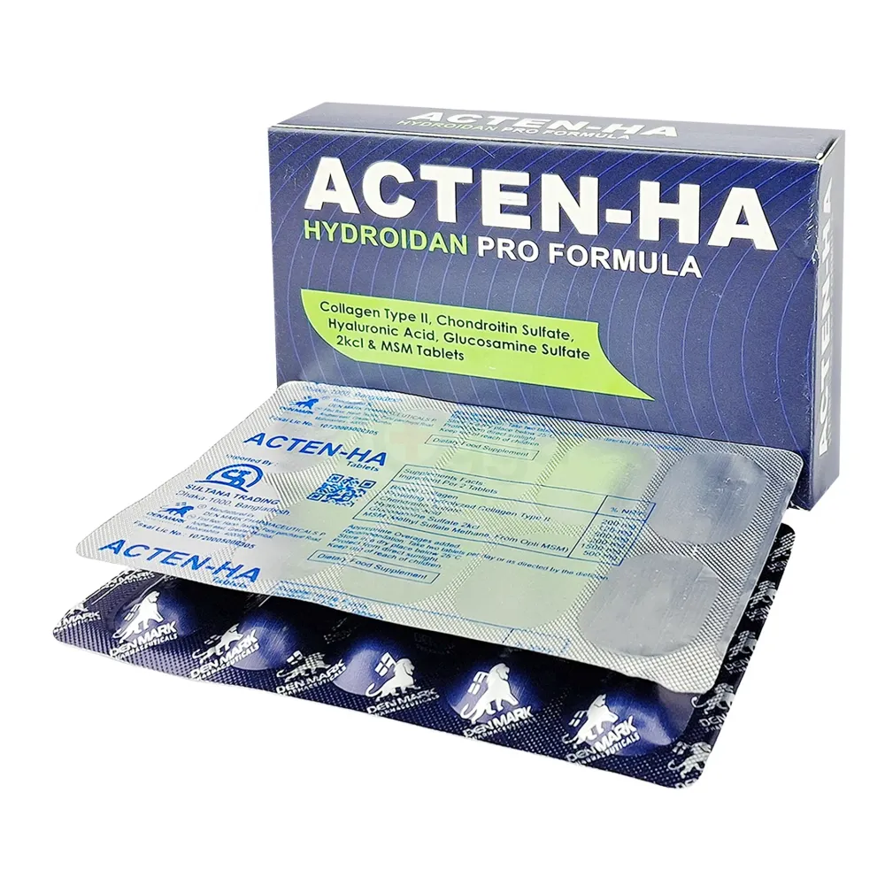 ACTEN-HA Hydroidan Pro Formula – Collagen Type II, Chondroitin, Hyaluronic Acid, Glucosamine & MSM  