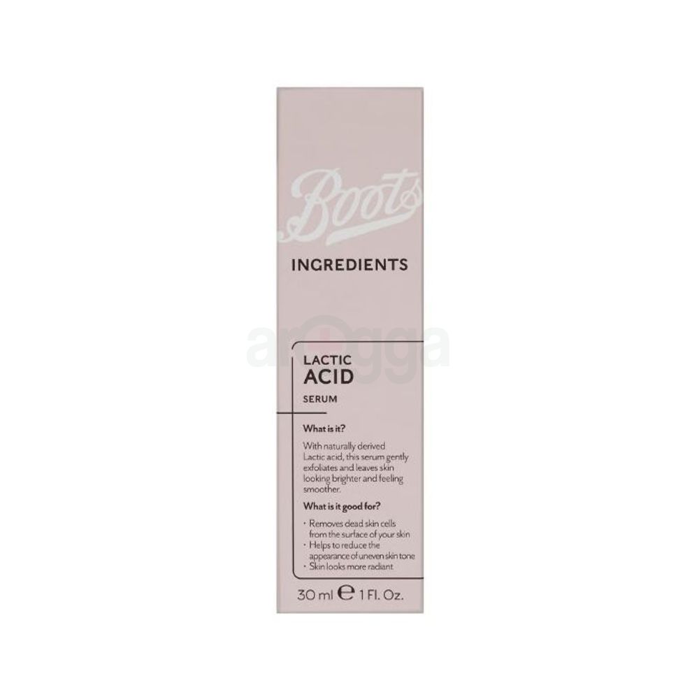 Boots Ingredients Lactic Acid Serum 30ml  