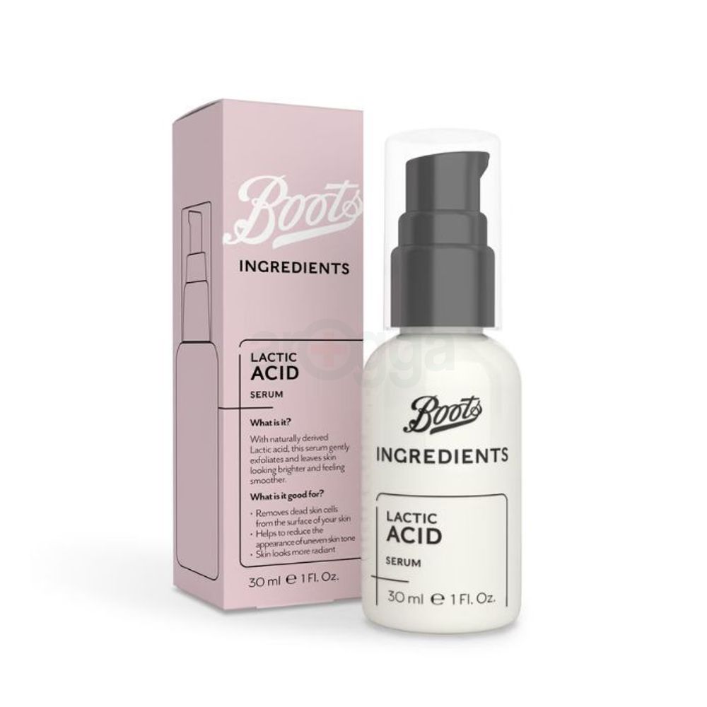 Boots Ingredients Lactic Acid Serum 30ml  
