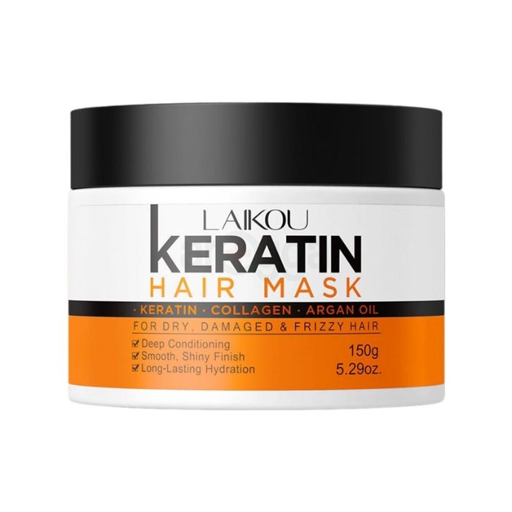 Laikou Keratin Hair Mask for Dry, Damaged and Frizzy Hair 150g  