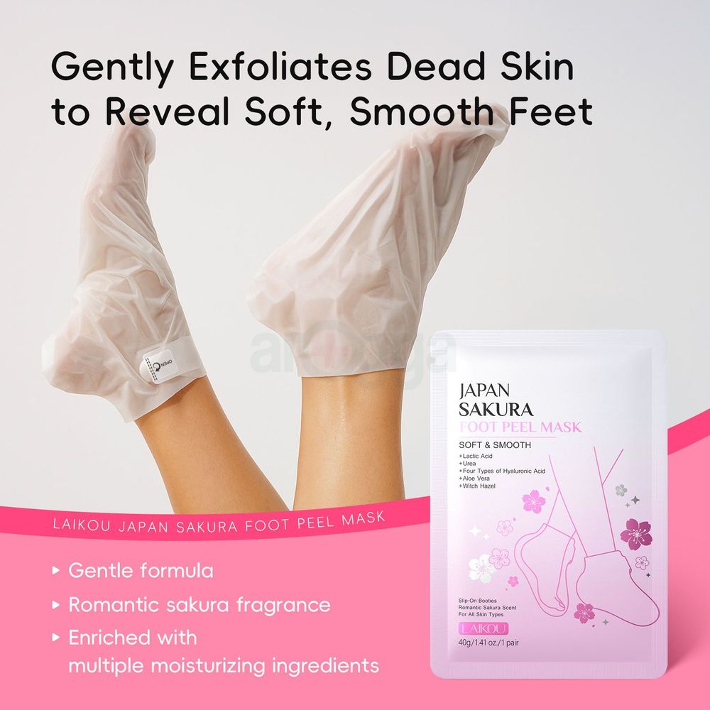Laikou Japan Sakura Foot Peel Mask 40g  