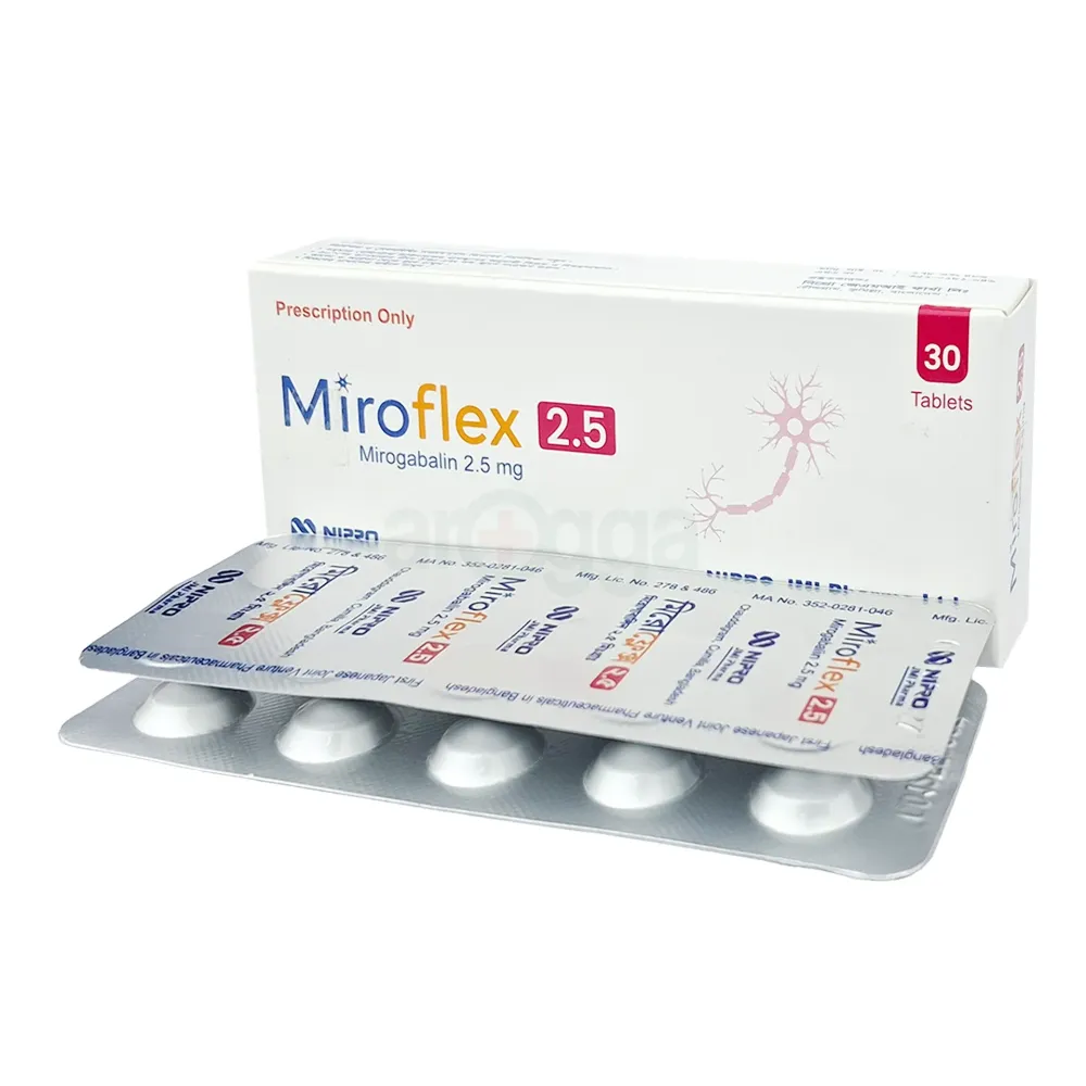 Miroflex 2.5 2.5mg tablet