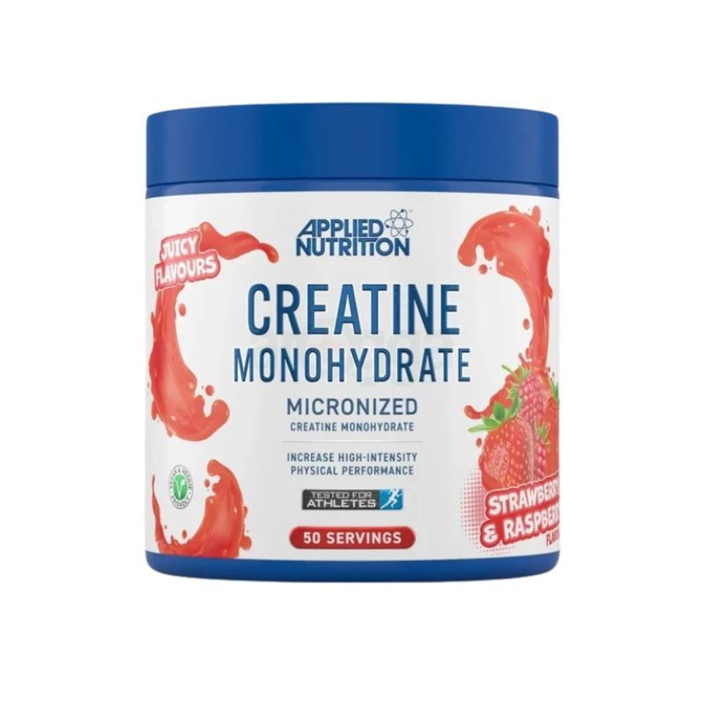 Applied Nutrition Creatine Monohydrate, Strawberry & Raspberry, 50 Serving  