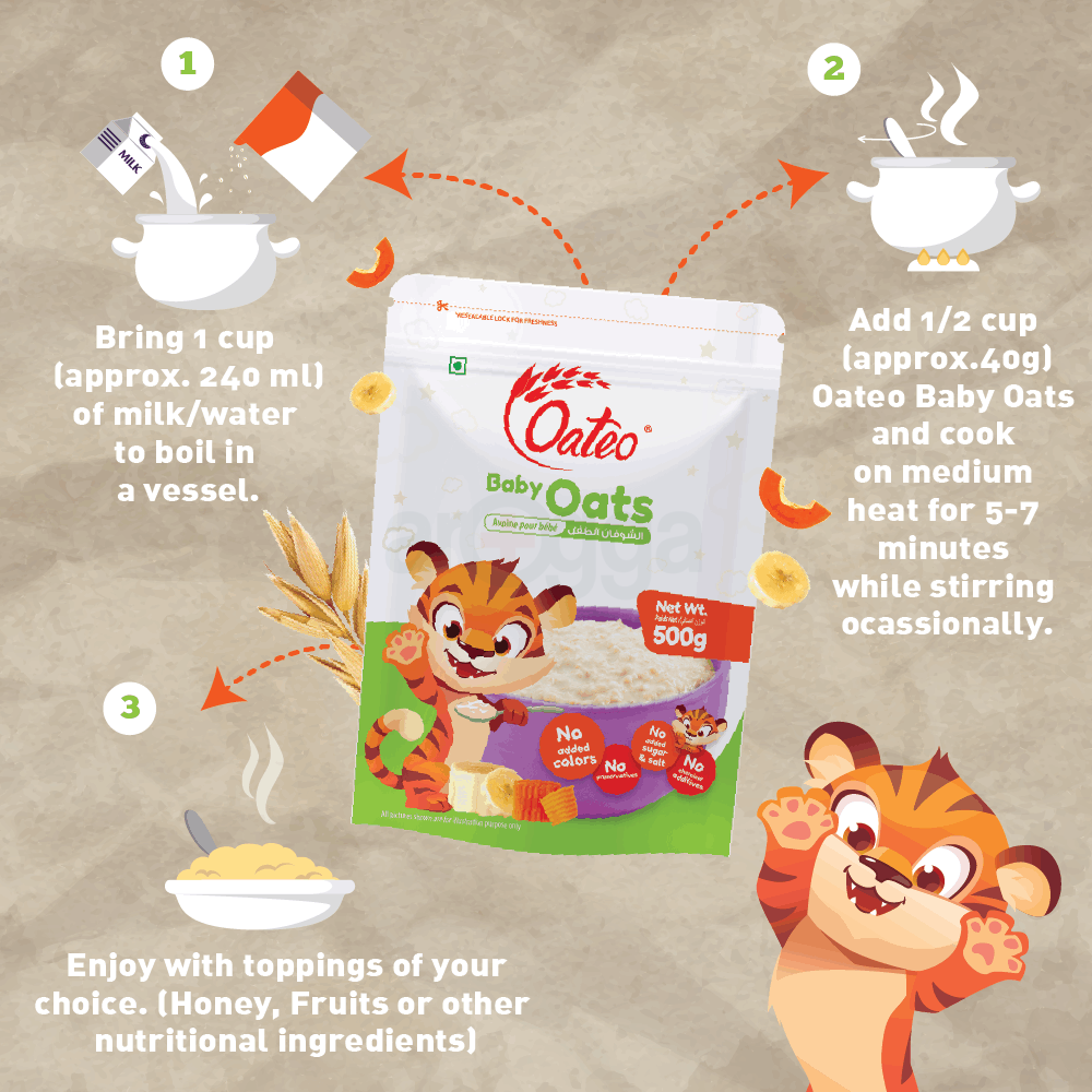 Oateo Baby Oats 500g  