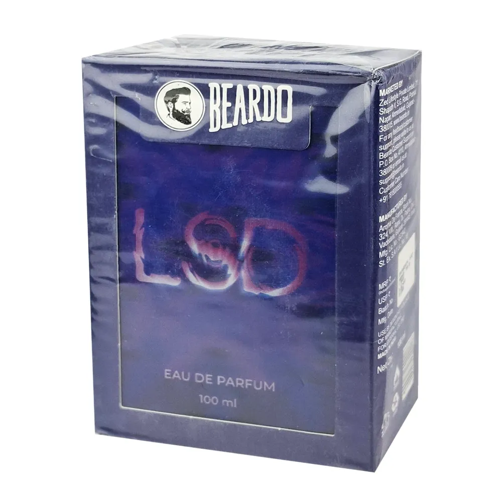 Beardo LSD Eau De Parfum for Men – Bold, Magnetic & Long-Lasting Fragrance (100ml)  