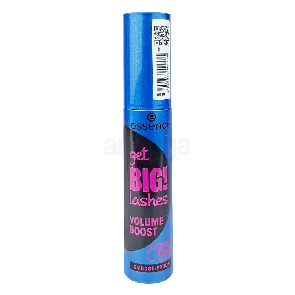 Essence Get BIG! Lashes Volume Boost & Curl Mascara – Waterproof, Smudge-Proof, Intense Black (12ml)  