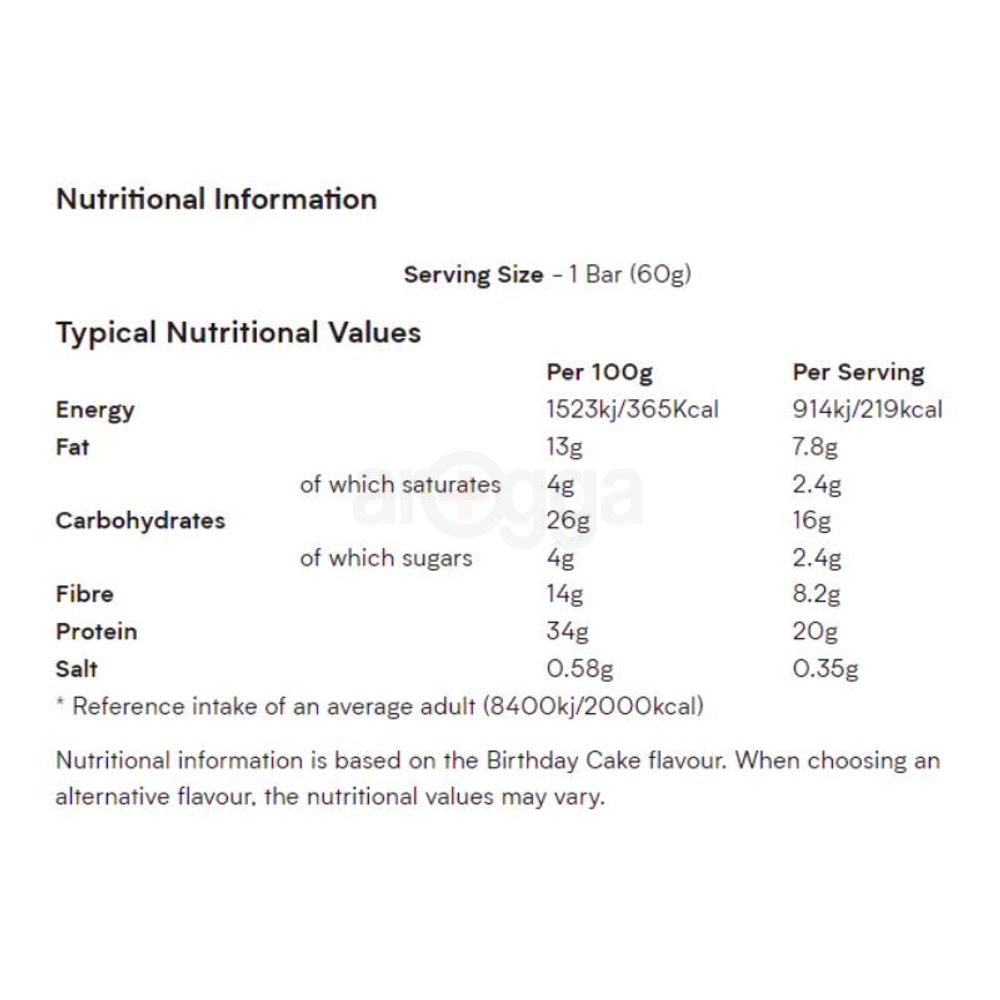 Myprotein Layer Protein Bar, Triple Chocolate 60g  