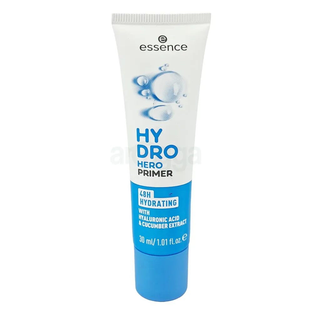 Essence Hydro Hero Primer 48H Hydrating with Hyaluronic Acid & Cucumber Extract - 30ml  