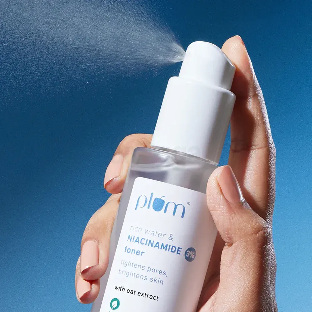 Plum Rice Water & 3% Niacinamide Toner for All Skin Types 150ml  