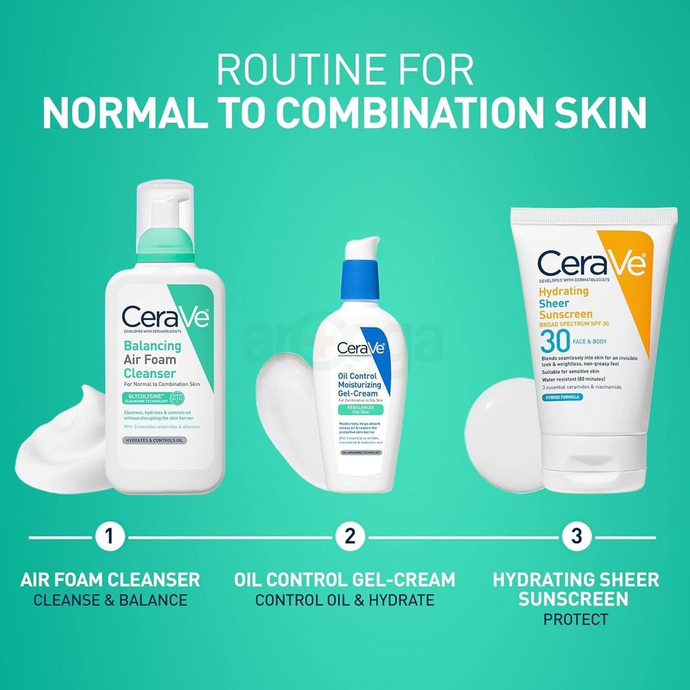 Cerave Balancing Air Foam Cleanser for Normal to Combination Skin 237ml  