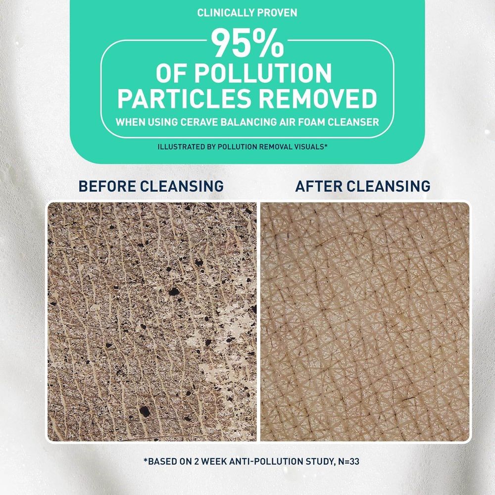 Cerave Balancing Air Foam Cleanser for Normal to Combination Skin 237ml  