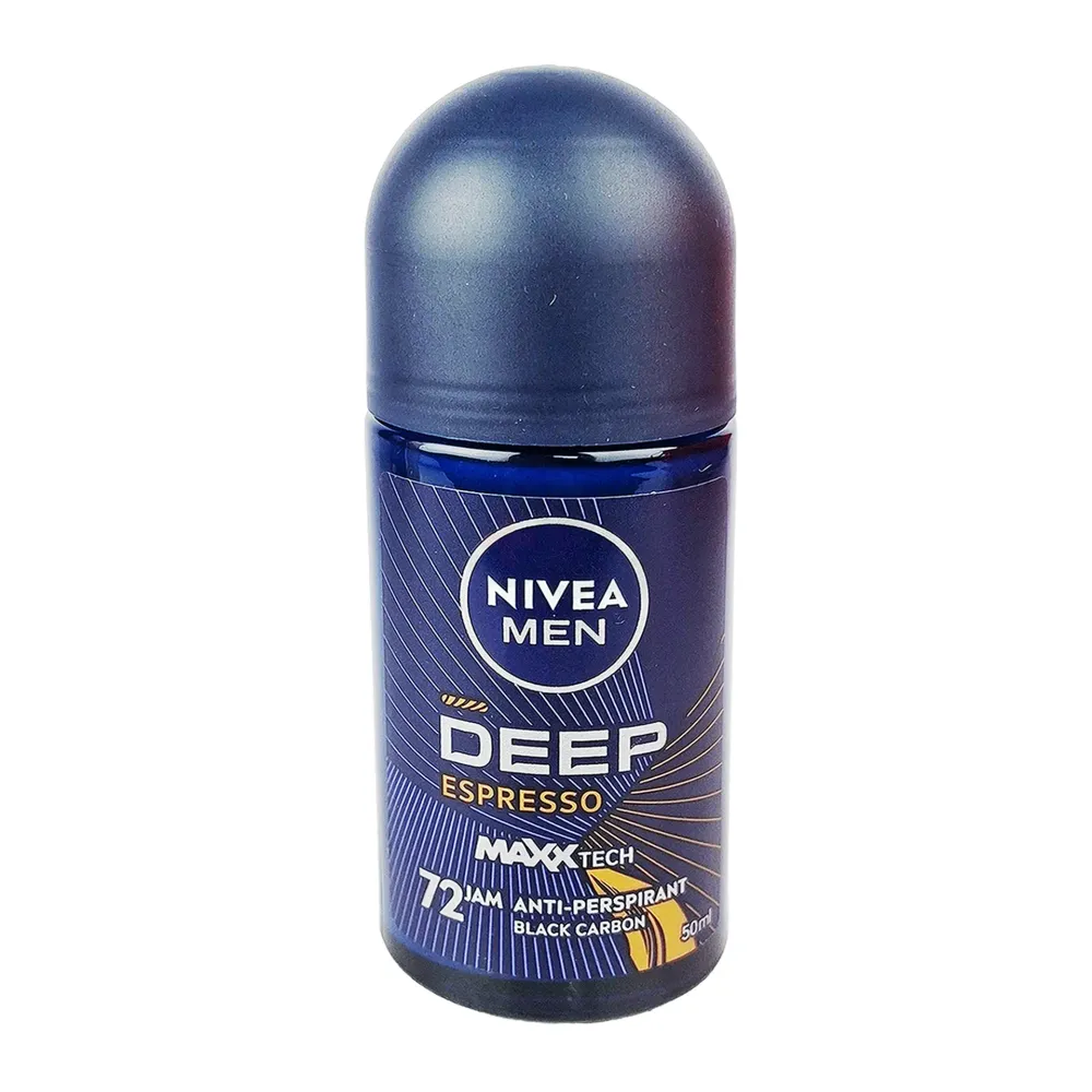 Nivea Men Deep Espresso Powered by Maxxtech Formula Deodorant Roll On  