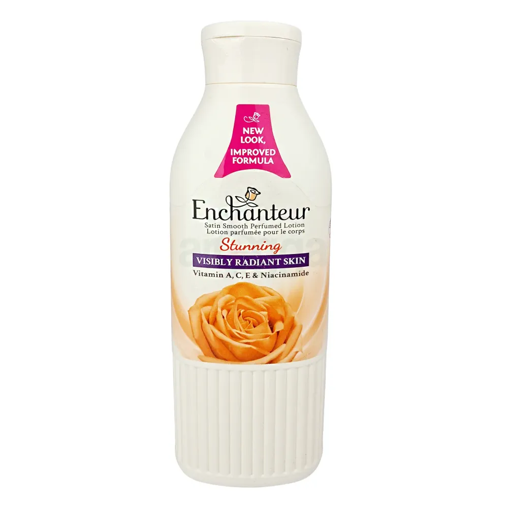 Enchanteur Stunning Satin Smooth Perfumed Lotion with Vitamin A, C, E & Niacinamide – 250ml  