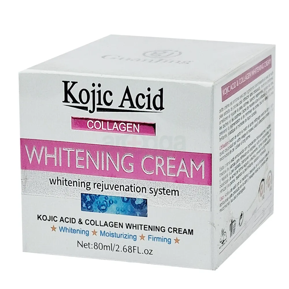 GUANJING Kojic Acid & Collagen Whitening Cream - Brightening Face Cream - 80ml  