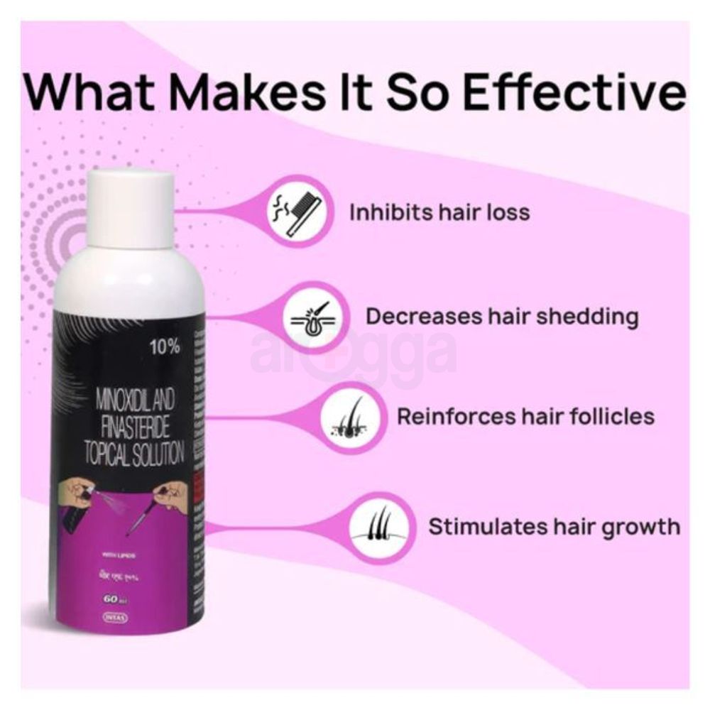 Morr F 10% Minoxidil and Finasteride Topical Solution 60ml  