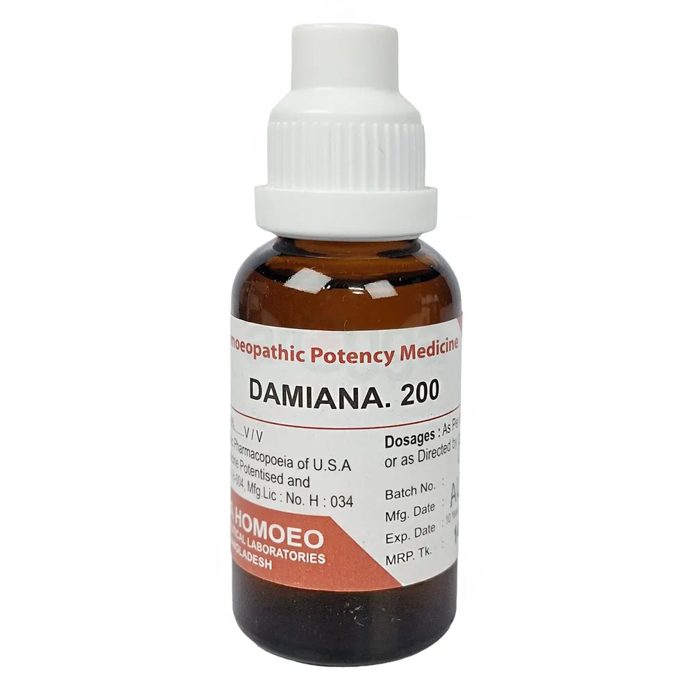 Damiana 200 30ml(Zoha Homeo)  