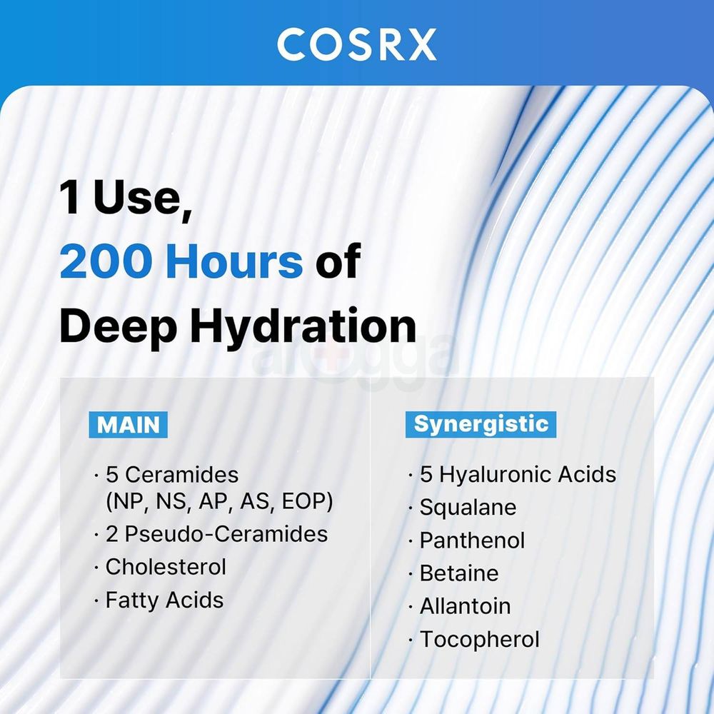 COSRX The Ceramide Skin Barrier Moisturizer with Panthenol (B5) + Hyaluronic Acid for Dry & Sensitive Skin 80ml  