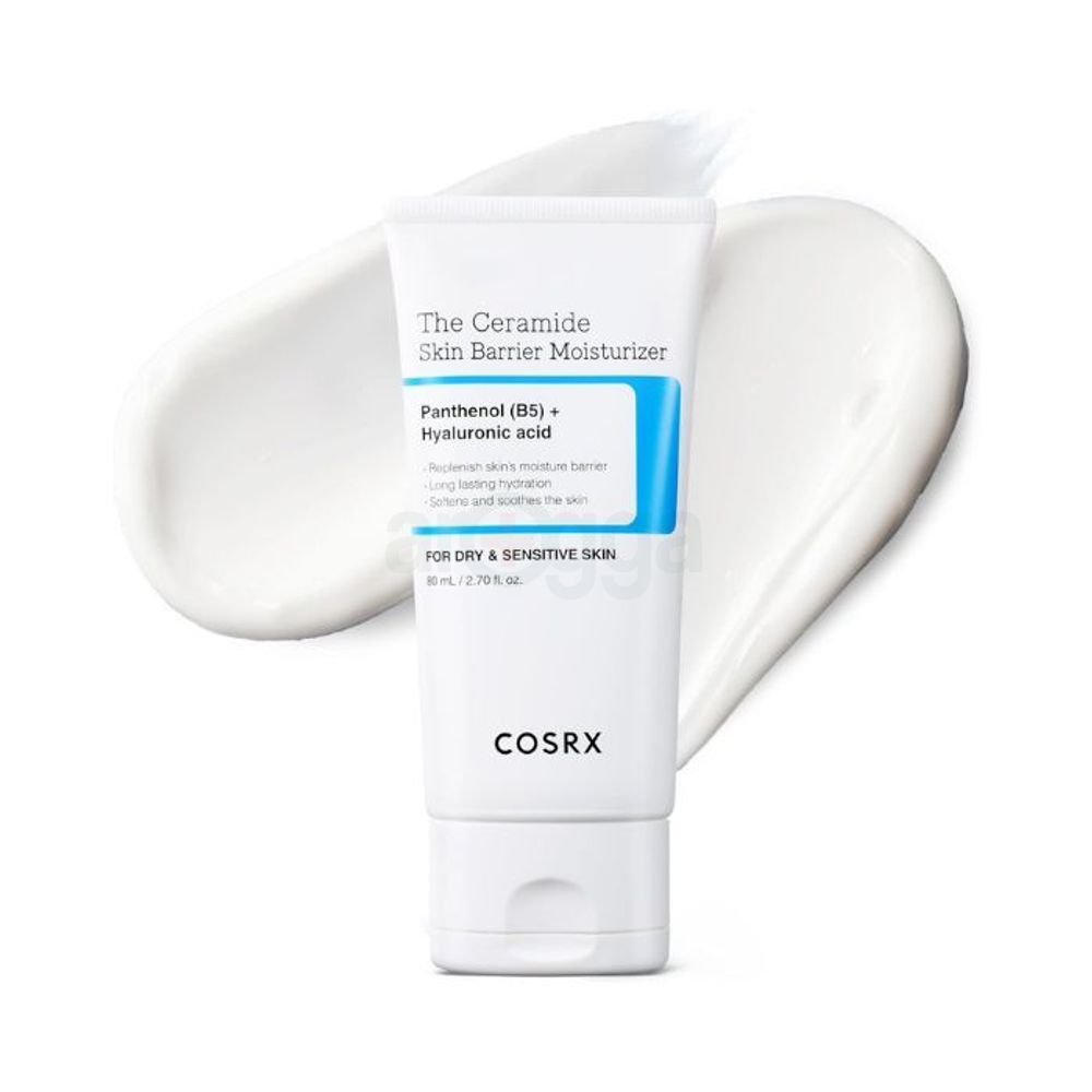 COSRX The Ceramide Skin Barrier Moisturizer with Panthenol (B5) + Hyaluronic Acid for Dry & Sensitive Skin 80ml  