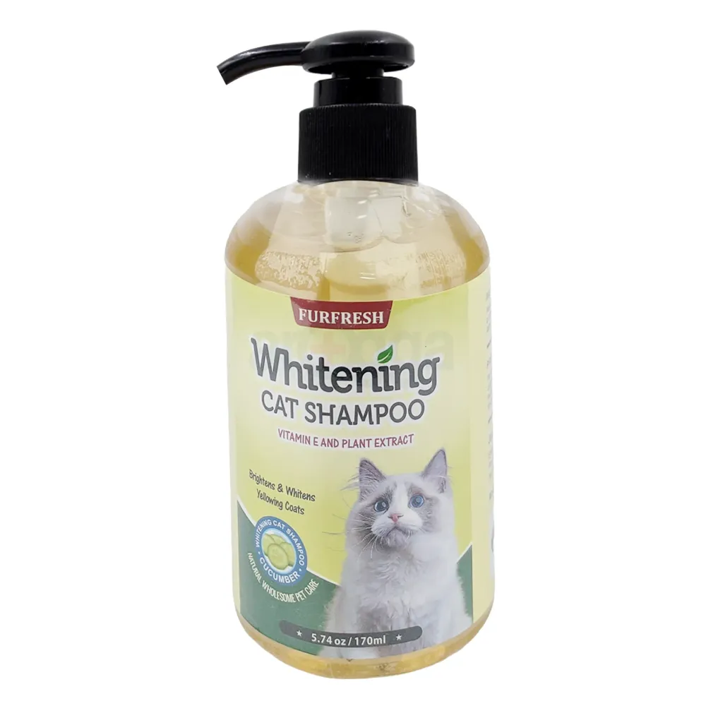 Furfresh whitening Cat Shampoo with Vitamin E & Plant Extract 170ml  